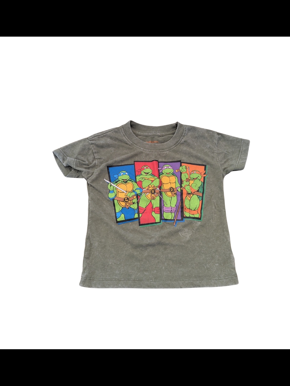 EUC Nickelodeon Teenage Mutant Ninja Turtles Baby 18 Month Distressed S/S Shirt